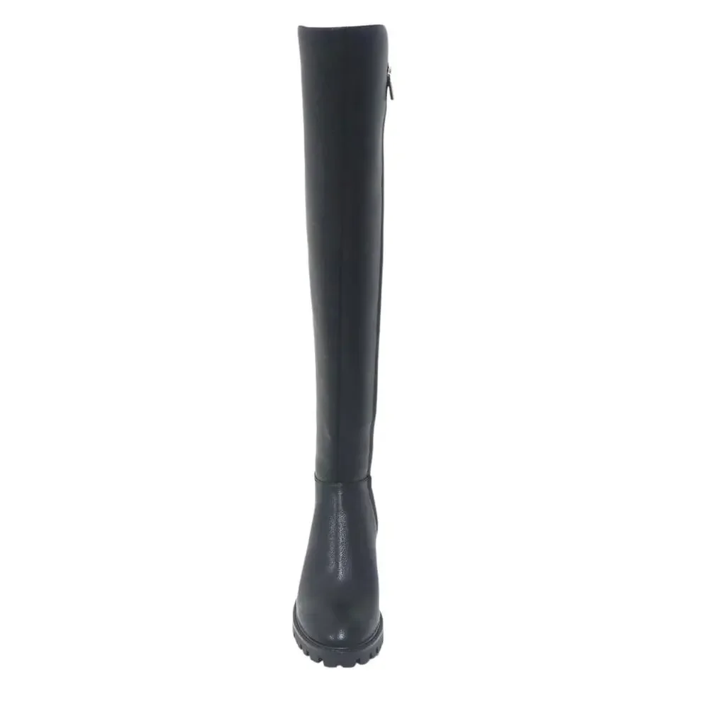 Kenneth Cole NY Women's Riva Over The Knee Regular Calf Boots Black Size 6